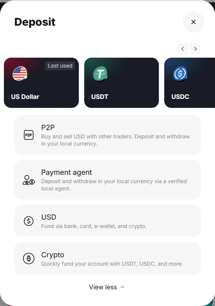 Choose how to pay