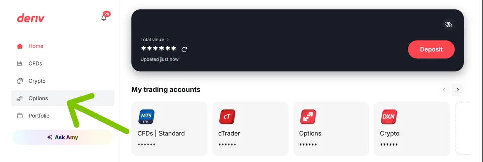 Open Options
